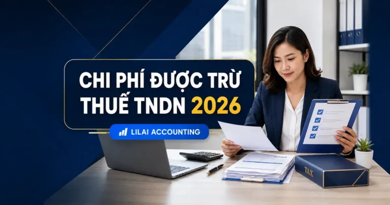 Chi phí được trừ khi tính thuế TNDN năm 2026 – LILAI Accounting