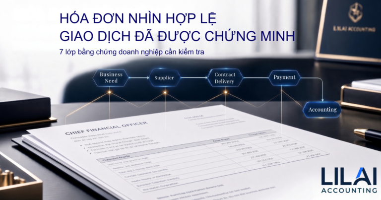 7 lớp kiểm tra hóa đơn khống và giao dịch không có thật - LILAI Accounting